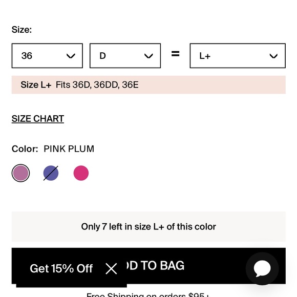 Knix longline shocking pink bralette - Picture 7 of 7